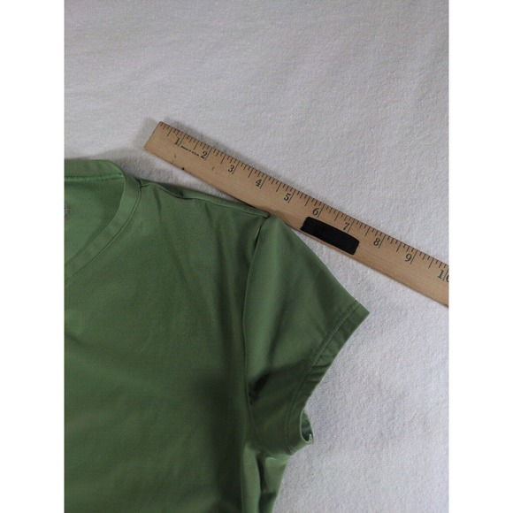Under Armour Compression Workout Tshirt Women's Size L Green - Picture 14 of 15